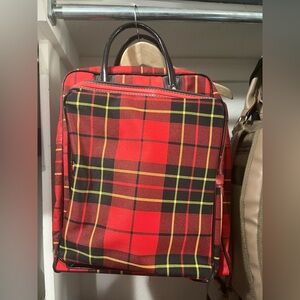 Retro/Vintage Red Plaid 2 Pocket Bag
